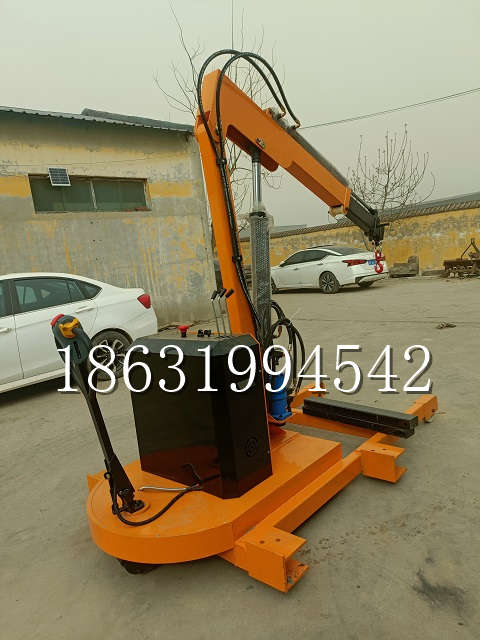 孝义市自卸车厢随车吊 自制轮式四不像起重机 四驱平板吊 5吨 贵盛